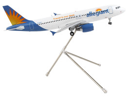 Airbus A320 Commercial Aircraft &quot;Allegiant Air&quot; White with Blue Tail &quot;Gemini 200 - £101.81 GBP