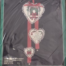 Bucilla Door Chime Kit Christmas in Your Heart 82460 Heirloom 5 1/2 x 15 in - £7.70 GBP