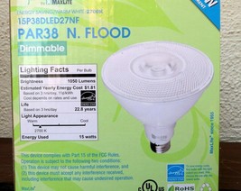 Maxlite Dimmable 15W PAR38 Warm White Flood LED 2700K Light Bulb - $18.33