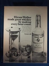 Vintage Magazine Ad Print Design Advertising Hiram Walker Bourbon Whiskey - £9.93 GBP