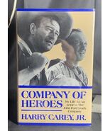 COMPANY OF HEROES. Harry Carey, Jr., 1st Signed x2, Mint. John Wayne - $343.00