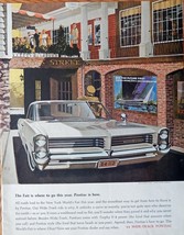 1964 Pontiac 60&#39;s Print Ad.(Wide Track Pontiac) Original 1964 Post Magazine Prin - £14.01 GBP