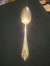 Vintage 1847 Roger Bros. Silver Plate Serving Spoons Old Colony Pattern 8&quot; - £6.11 GBP