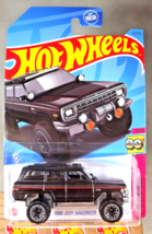 2023 Hot Wheels #52 HW: The &#39;80s 5/10 1988 JEEP WAGONEER Black w/Gray Beadloc Sp - £6.35 GBP