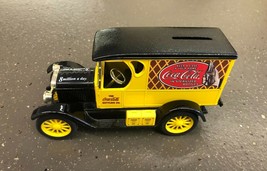 Ertl Coca Cola 1923 Yellow Delivery Van Bank Diecast #9432 - £22.55 GBP