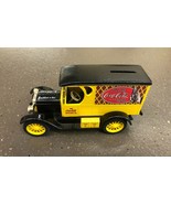 Ertl Coca Cola 1923 Yellow Delivery Van Bank Diecast #9432 - $39.30 CAD
