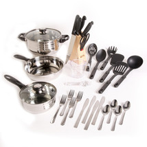 Gibson Total Kitchen Lybra 32-pc Cookware Combo Set - £52.01 GBP