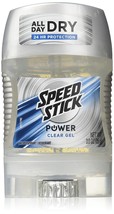 Speed Stick Anti-Perspirant Deodorant Power Clear Gel 3 oz (Pack of 5) - £32.64 GBP