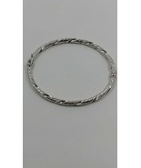 Sterling Silver Italian Twisted Bangle - $29.95