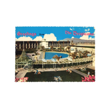 Tropicana Hotel Las Vegas Vintage Postcard Greetings c1950&#39;s Pool View U... - £7.42 GBP