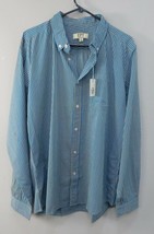 CPT By Cockpit USA Long Sleeve Button Down Striped Shirt Size XL Airplan... - £12.49 GBP