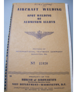 1943 WW2 Navy Aeronautics Aircraft Welding of Aluminum Alloys Booklet 22 - $24.74