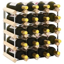 vidaXL Solid Pinewood Wine Rack for 20 Bottles - Compact Storage Wine Ce... - $122.99