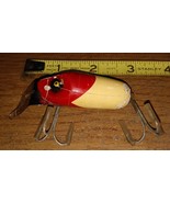 Vintage South Bend Pike Oreno Red Arrow Head 2 1/2&quot; Wood Crankbait Fishi... - $35.00