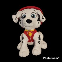 Paw Patrol Marshall Plush Toy 16&quot; Dalmatian Firefighter Dog Stuffed Animal - $15.88