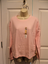New There Abouts Pink Long Sleeve Top GIrls/TEEN Plus 2xl Size 20.5 - £11.91 GBP