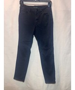 Tahari Woman&#39;s 6/28 Mid Rise Skinny Black Denim Jeans B4 - $26.88 CAD