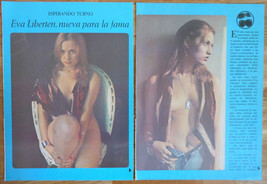 Eva Lyberten 1976 4 Page Sexy Artikel Spanisch Spain Actress Clippings P... - $6.31