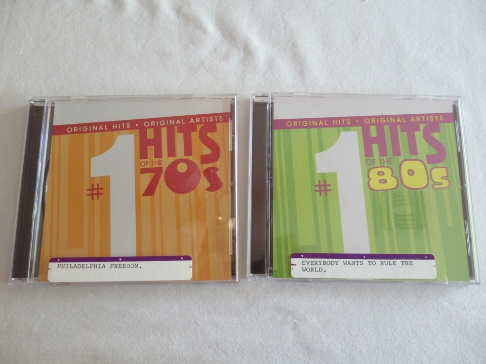 # 1 Hits Of The 70s &amp; 80s 2 CD Whitesnake Michael Sembello Belinda Carlisle - $10.44