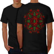 Mandala Tree Shirt Christmas Men T-shirt Back - £10.21 GBP