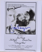 Coming Home Cast Signed Photo x2 - Jon Voight And Bruce Dern w/COA - £203.69 GBP