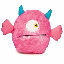 MPP Rock Monster Dog Toys Soft Ball Shape Plush Squeaker Silly Face 7&quot; Choose Co - £10.38 GBP