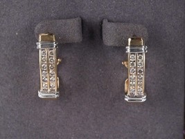 Retro Estate 14k Diamond french clip earrings - $752.40