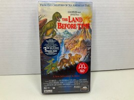 The Land Before Time McDonald&#39;s 1994 Promotional VHS New Sealed Hype Sti... - £13.21 GBP