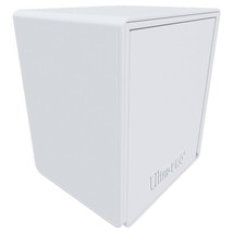 Ultra Pro Deck Box: Alcove Flip: Vivid: White - $27.49