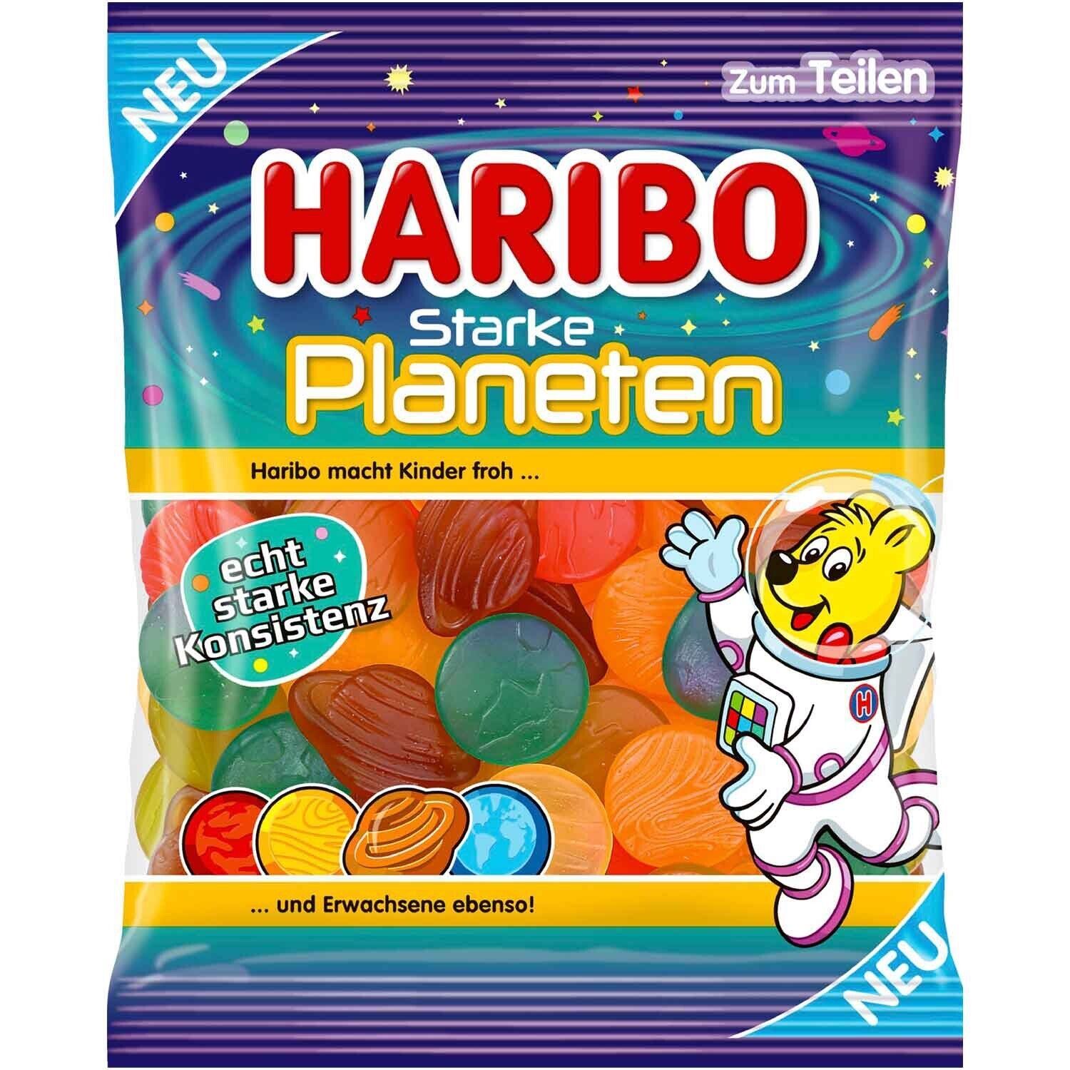 Primary image for Haribo STRONG PLANETS fruit gummies -175g -Made in Germany- FREE SHIPPING