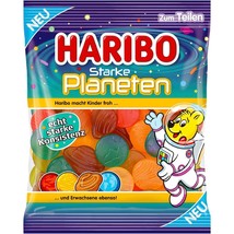 Haribo STRONG PLANETS fruit gummies -175g -Made in Germany- FREE SHIPPING - £6.55 GBP