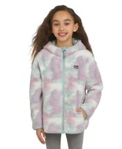 Eddie Bauer Boys Girls Jacket Light Blue Multicolor Tie-Dye Hood Full-Zi... - $37.99