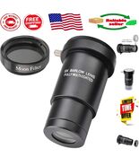 Astronomical 5X Barlow Lens &amp; Moon Filter Kit - Universal T-Ring Compati... - $737.21 MXN