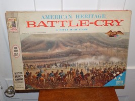 Vintage 1962 American Heritage Battle Cry Civil War Board Game in Box - $64.35