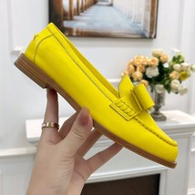 Spring Autumn Temperament Grace Comfortable Women Casual Small Leather Shoes Gen - £166.16 GBP