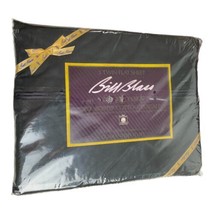 Bill Blass Springmaid Cotton Blend Percale Twin Flat Black Sheet Vintage - £13.57 GBP