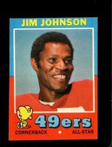 1971 TOPPS #24 JIM JOHNSON EXMT 49ERS HOF  *XR22606 - £1.37 GBP