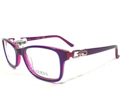 Guess GU9131 083 Kinder Brille Rahmen Lila Pink Quadratisch Voll Felge 4... - $69.08