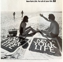 New York Life Insurance Family At The Beach 1979 Advertisement Vintage D... - £18.77 GBP