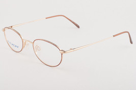 Flexon 182 Cashmere Brown Gold Eyeglasses Cshbrngep 47mm Marchon - £39.18 GBP