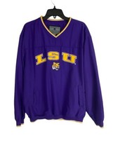 LSU Colosseum Mens Jacket Size Large LSU Pullover Long Sleeve Geaux Tigers - £22.48 GBP