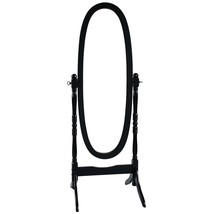Black Oval Cheval Mirror Freestanding Floor Mirror - $236.85 CAD
