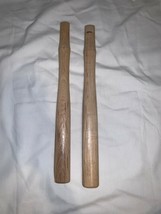 Qty 2 14 Inch Natural Wooden Machinist / BALL-PEEN / Hammer Replacement Handles - £10.24 GBP