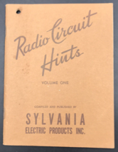 Vintage 1943 Sylvania Electric Radio Circuit Hints Vol 1 -- 4.5&quot; x 6&quot; - $12.19