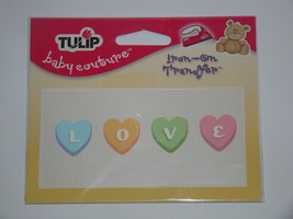 TULIP - baby couture Iron-on Applique - Candy Love - £6.39 GBP