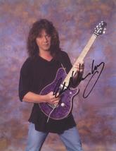 Signed Eddie Van Halen Photo With Coa Autographed Guitar Legend - £234.93 GBP