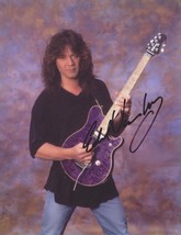 Signed Eddie Van Halen Photo With Coa Autographed Guitar Legend - £235.67 GBP