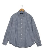Ralph Lauren Shirt Mens 2XL Blue Classic Fit Button Down Plaid Flesh Pon... - $44.44 CAD