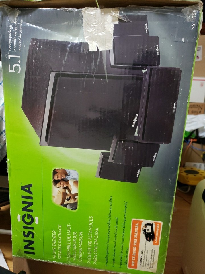 Insignia 5.1 Home Theater Speaker System NS-HT51 - Full Set - All Part Working Item image 2