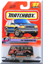 Matchbox - VW Transporter: Speedy Delivery Series #57/100 (2000) *Black Edition* - £1.59 GBP